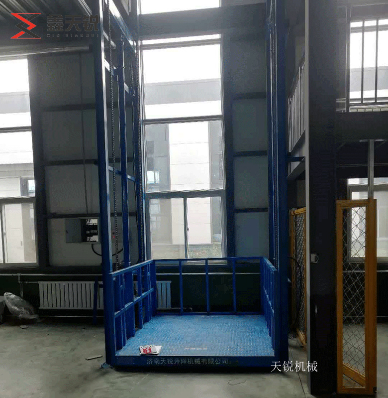北海导轨式升降机验收合格