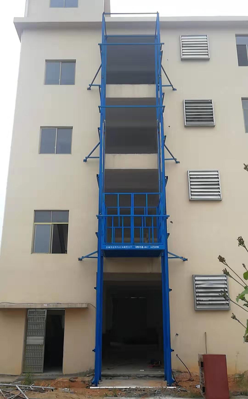 北海室外导轨式升降平台